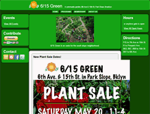 Tablet Screenshot of 615green.org